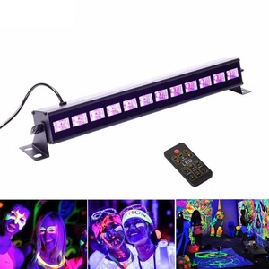 Led Stage Lighting Effect: 36w Uv Stage Black Light Led Bar Remote Control Dmx Stage Lighting Effect