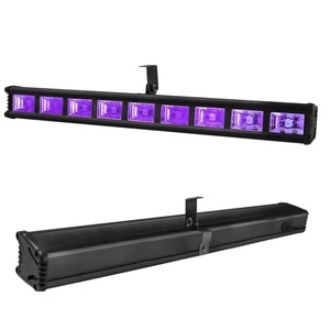 Led Stage Lighting Effect: 12 Led Uv Black Lights Stage Blacklight Ultraviolet Wall Wash for Halloween Dance Dj Disco Glow