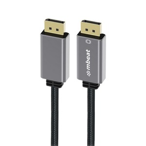 Mbeat Tough Link 1.8m Display Port Cable V1.4 - Space Grey
