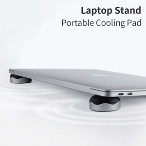 Laptop Cooling Pad: Magnetic Portable Skidproof Pad Cooler Stand for Macbook Laptop