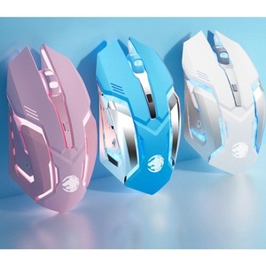 Keyboards Mice: Mini 4 Keys Wired Backlit Silent Mouse for Laptop Computer