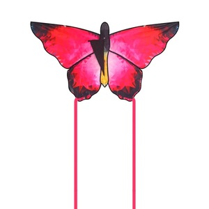 Kites: Beautiful Butterfly Kites Red Crystal Butterfly Kites with 100m Kite String Children Adults Kites