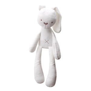 Trending: 42cm Cute Cartoon Rabbit Doll Soft Plush Toy for Kids Bunny Sleeping Mate Stuffed Animal