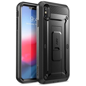 Iphone Cases: For Iphone Xs Max Rugged Holster Case with Built-in Screen Protector