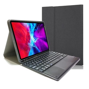 For Ipad Pro 11 2020 / 2018 With Holder & Pen Slot Detachable Touch Bluetooth Keyboard Tpu