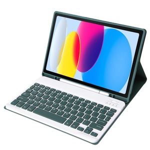 For Ipad 10th Gen 10.9 2022 Lambskin Texture Ultra-thin Bluetooth Keyboard Leath&hellip;