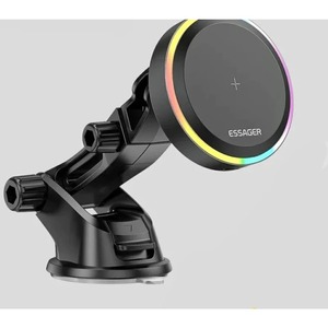 Wireless Chargers: Essager Magnetic Car Phone Holder With 15w Wireless Charger