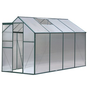 Greenfingers Aluminum Greenhouse Green House Garden Shed Polycarbonate 2.52x1.9m