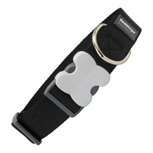 Dog Leash Collars: Dog Collar by Red Dingo Black