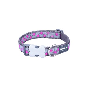 Dog Leash Collars: Dog Collar by Red Dingo on Cool Pink