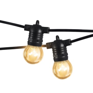 Strip Lights: 50m Festoon String Lights Christmas Wedding Party Waterproof Outdoor