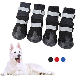 Winter Snow Waterproof Reflective Anti-slip Paw Protector Pet Shoes for Medium Large Dogs