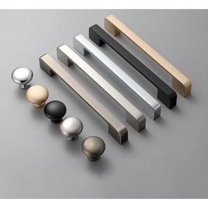 Handles: American Style Kitchen Cupboard Pulls Zinc Aolly Gold Silver Cabinet Handles