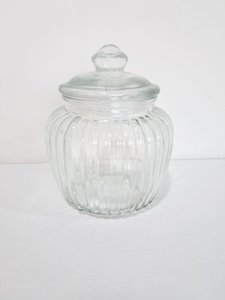 Products: Glass Lolly Jar Ribbed Small - Got It Covered Wedding Events Hire Design