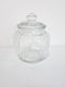 Glass Lolly Jar Ribbed Small