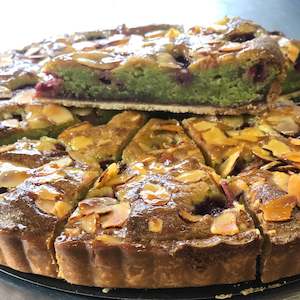 Sweet Treats: Pistachio & Raspberry Tart
