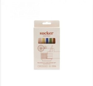 Sucker Glass Cocktails Straws - Whitford Merchants