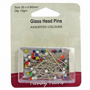 Pins: Glass Headed Pins