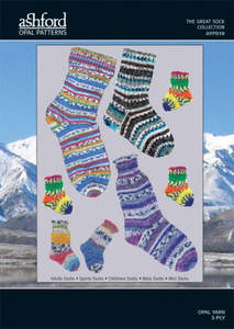 Knitting Patterns: Sock Collection - opal