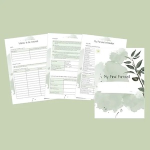 Funeral Planning Booklets