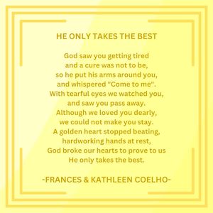 God saw you getting tired