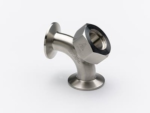 QualiTru TruStream7 Elbow Tri-Clamp Port