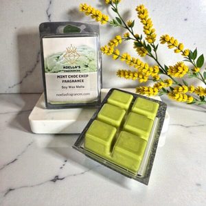 Soy Wax Melts-Mint Choc Chip Fragrance - Noella's Fragrances