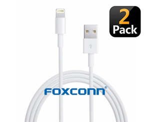 Cables Adaptors: Foxconn iPhone Charger Cable 2pcs
