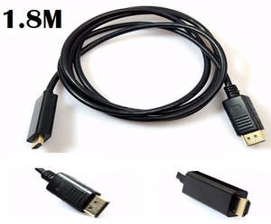 Cables Adaptors: Display Port to HDMI cable