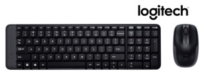 Peripherals: Logitech MK220 wireless keyboard and mouse