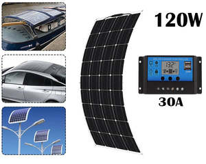 Solar Panels Accessories: Solar Panel Flexible 120W