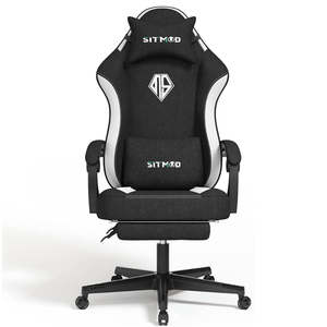 Gaming Chair Office Chair Black White