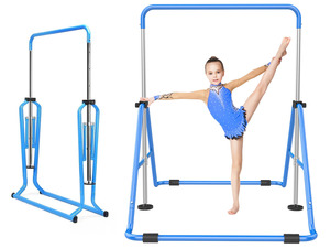 Sports: Kids Gymnastic Bar Horizontal High Bar For Home Gym Training