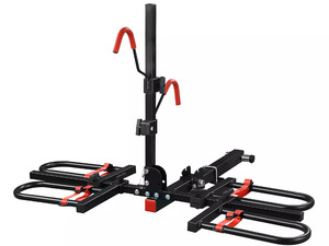 Sports: 2 E Bike Rack Vehicle Electric Bicycle Rear Carrier Holder Stand