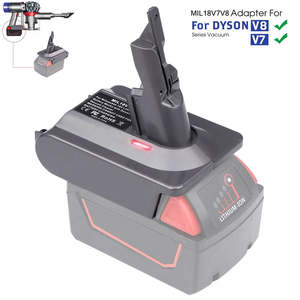 Milwaukee to Dyson Battery V7 / V8 Series Vacuum Cleaner Adapter Converter