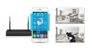 Security Locks Alarms: Security Camera System 2MP Wireless