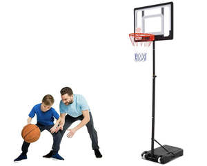 Basketball: Adjustable Portable Basketball Stand Hoop