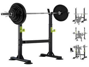 Exercise Equipment Weights: Squat Rack Bench Press Rack Barbell Stand