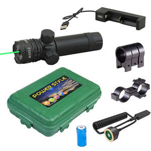 Hunting Shooting: Green Laser Sight Rifle Scope