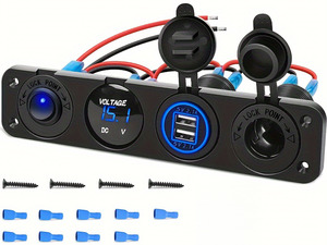 Cars Caravans: USB Charging Socket 12V/24V