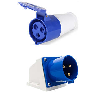 Caravans Motorhomes: Caravan lead connector plug Female and Caravan Male Inlets 16 Amps IP44