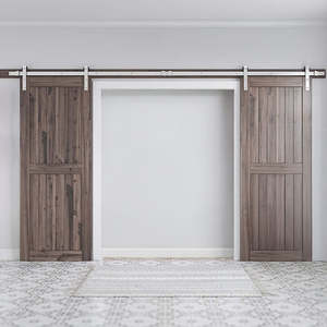 Barndoor Hardware: Barn door Hardware 3.6M Double Door