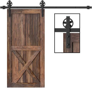 Barn door Hardware 2.5M Single Door