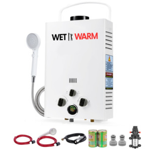 Gas Water Heater with Pump