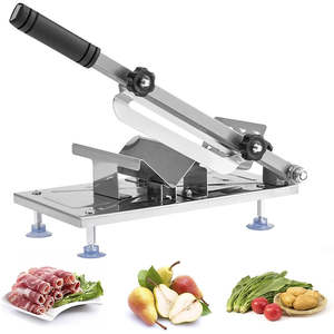 Food Beverage: Manual Meat Slicer Stainless Steel