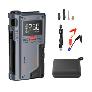 Cars Caravans: Portable Jump Starter with Air Compressor and Power Bank 10000mAh