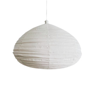 Clara Linen Light Shade Off White 80cm