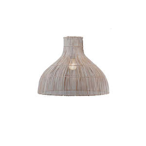 Designer Lighting Light Shades: Palm Leaf Whitewash
