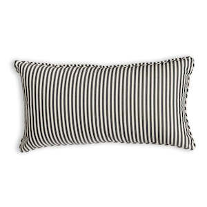 Laurens Navy Stripe Outdoor Rectangle Cushion