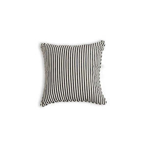 Laurens Navy Stripe Outdoor Square Cushion